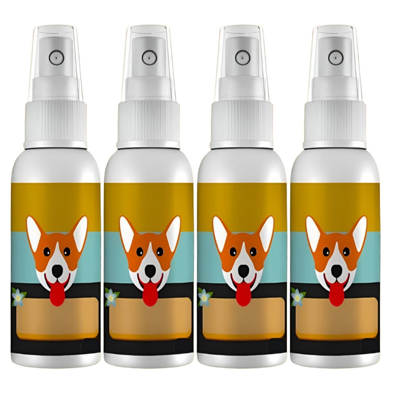 Puppy Dog Potty Training Spray 100ml | Eliminates Marking | Trains Pets Where to Urinate and Poop | Puppy & Cat Toilet Training Spray for Indoor & Outdoor Use (Pack of 4)