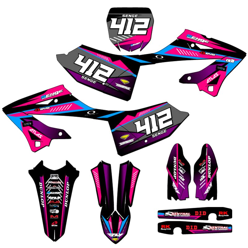 Amazon.com: 2022-2025 YZ 250 2-Stroke Surge Pink Senge Graphics