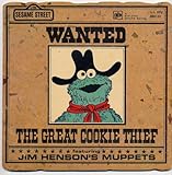 A Golden Shape Book: WANTED THE GREAT COOKIE THIEF by Emily Perl Kingsley (FEATURING JIM HENSON'S MUPPETS CTW Sesame Street Softcover 1982)