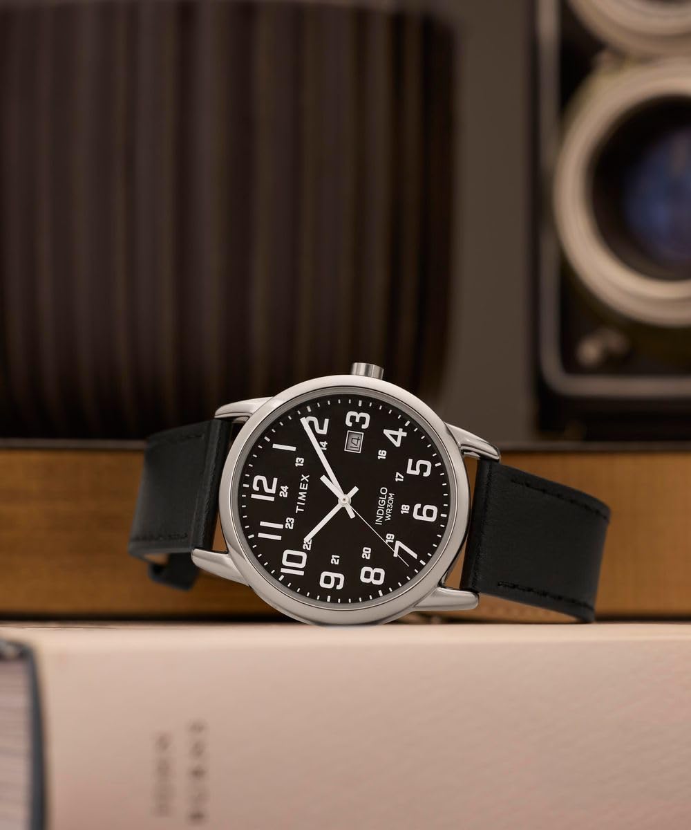 Timex Męski analogowy zegarek kwarcowy Easy Reader Classic