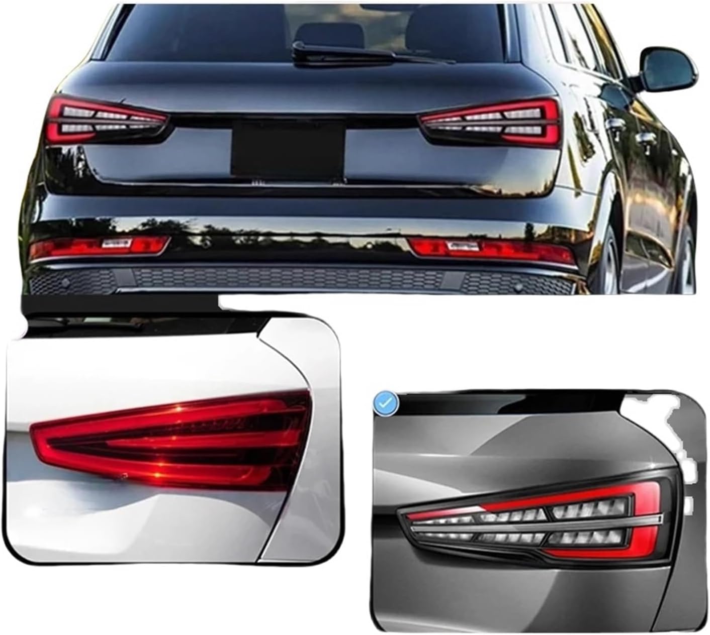 超美品　アウディQ3、RSQ3用LEDテールランプ 超美品 アウディQ3、RSQ3用LEDテールランプ AUDI Q3 2013-2018 RS Q3