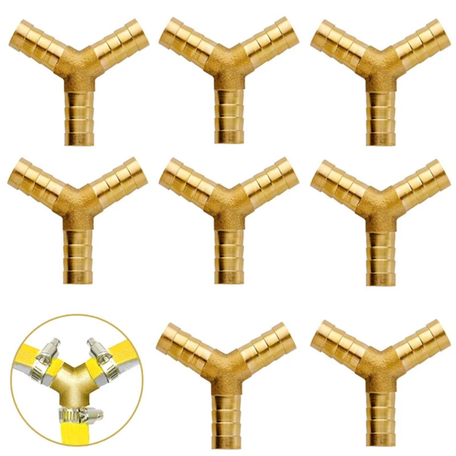 Raccordo per tubo dritto in ottone Raccordo uguale 3mm 4mm