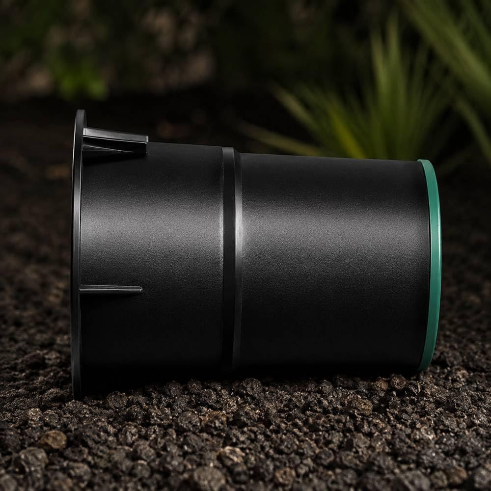 Pozzetto irrigazione rotondo 6 pezzi, protezione tecnica giardino 15cm