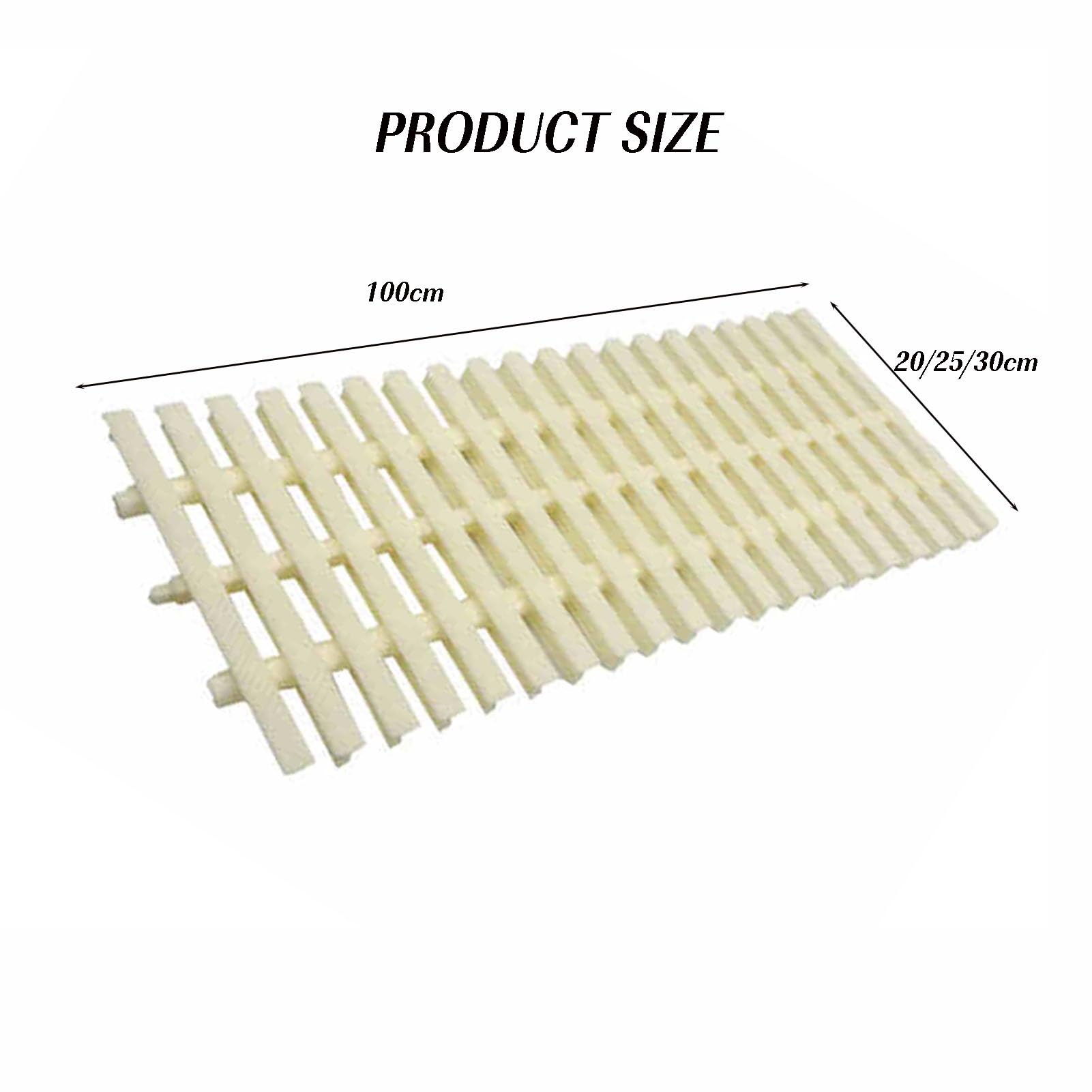 Griglie per piscine, griglia di scarico antiscivolo per piscine, confezione da 2, copertura di scarico a canale 30x100 cm per vialetti, patii, bordi piscina e aree commerciali, soluzione di grigl