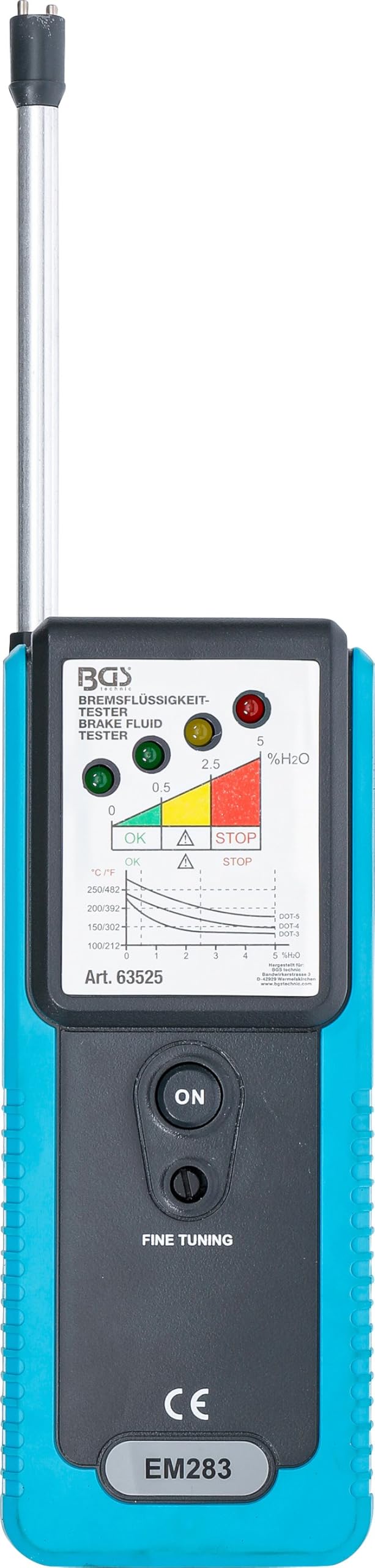 BGS 63525 | Tester liquido freni