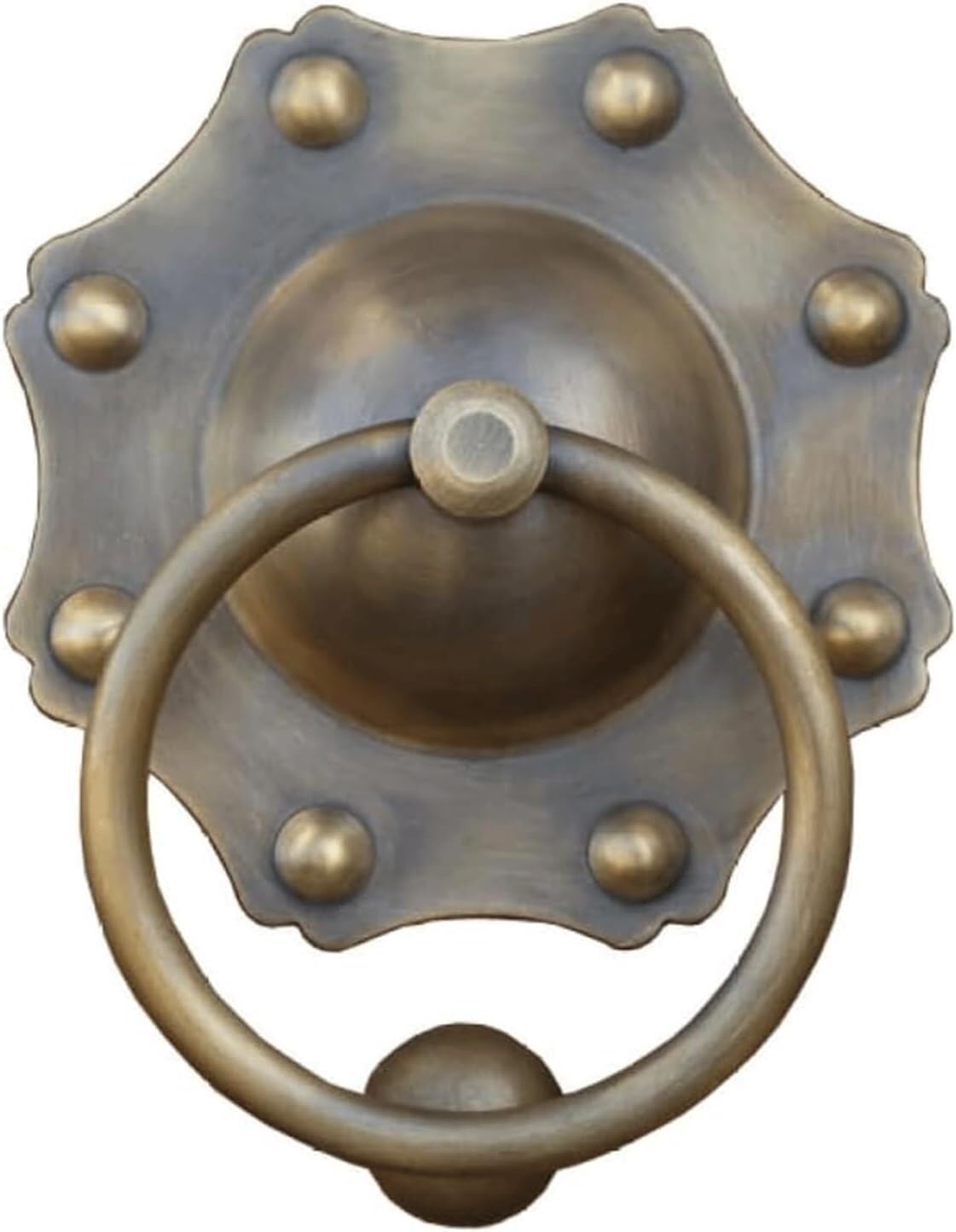 Vakorise A Vintage-Style Door Knockers, Hanging Door Ring Knocker Brass Bronze 6-20Cm