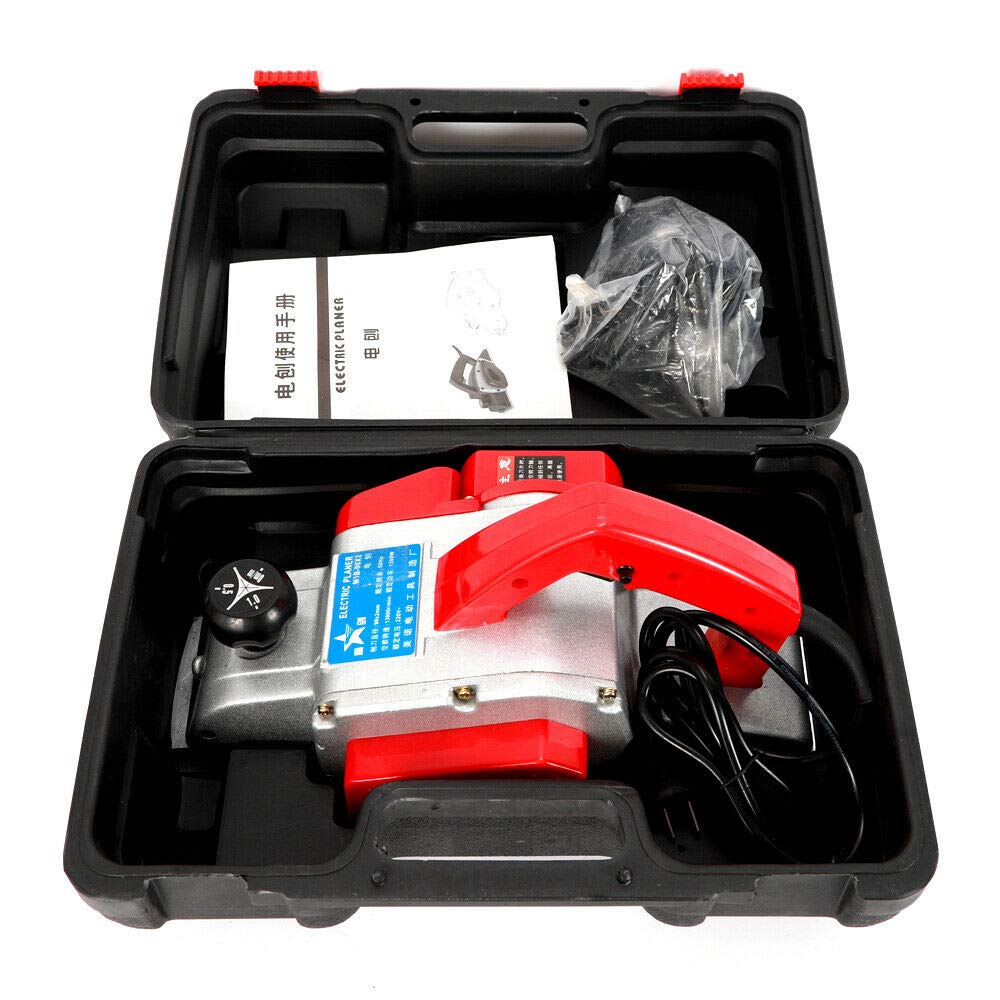 Cepillador eléctrico de mano 1300 W - 90 mm - Adecuado para tipos de madera dura - Eliminación rápida de materiales