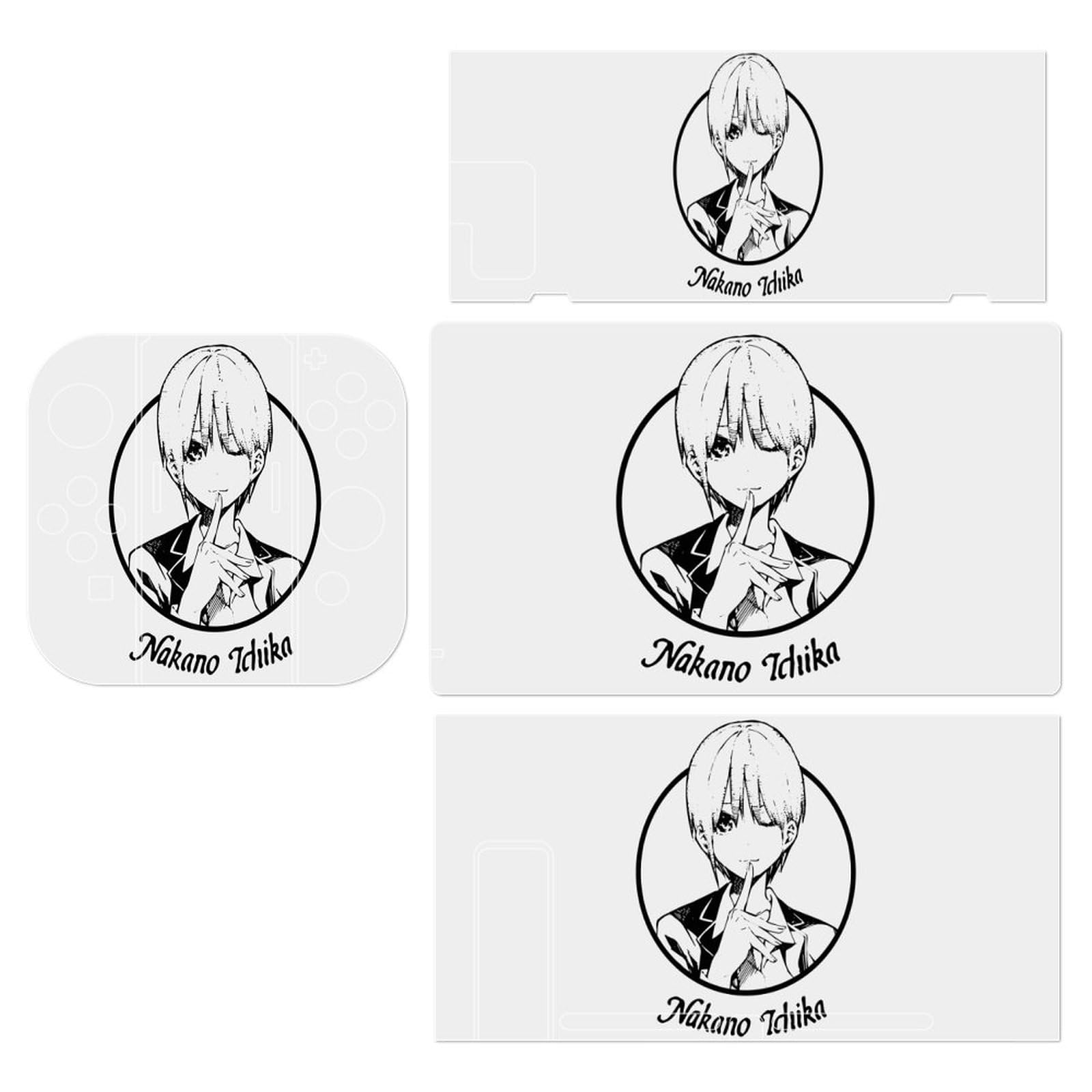 Switch スキンシール 中野一花 五等分の花嫁 Nakano Ichika Switch/Switch Lite スキンシール スイッチ用 ステッカー Switch Lite対応 薄型シール 汚れ防止 気泡防止 側面対応 散熱良い 全面保護 繰り返し貼り付け可能 アニメ キャラクター かわいい おしゃれ 贈り物 for Switch