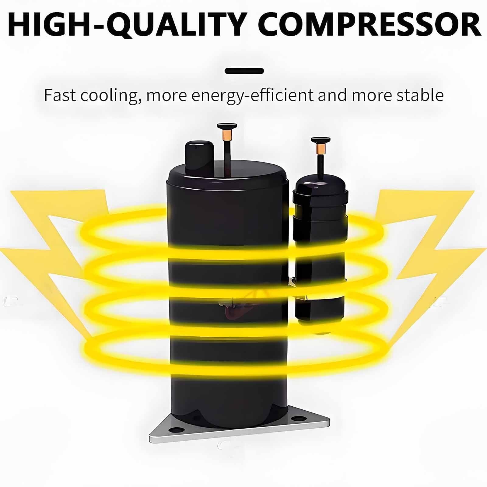 Fabricante de Helados de Servicio Suave, 450W/750W, Limpieza automática, Pantalla led, Capacidad 2.5L/3.5L, Ideal para Uso doméstico y Comercial