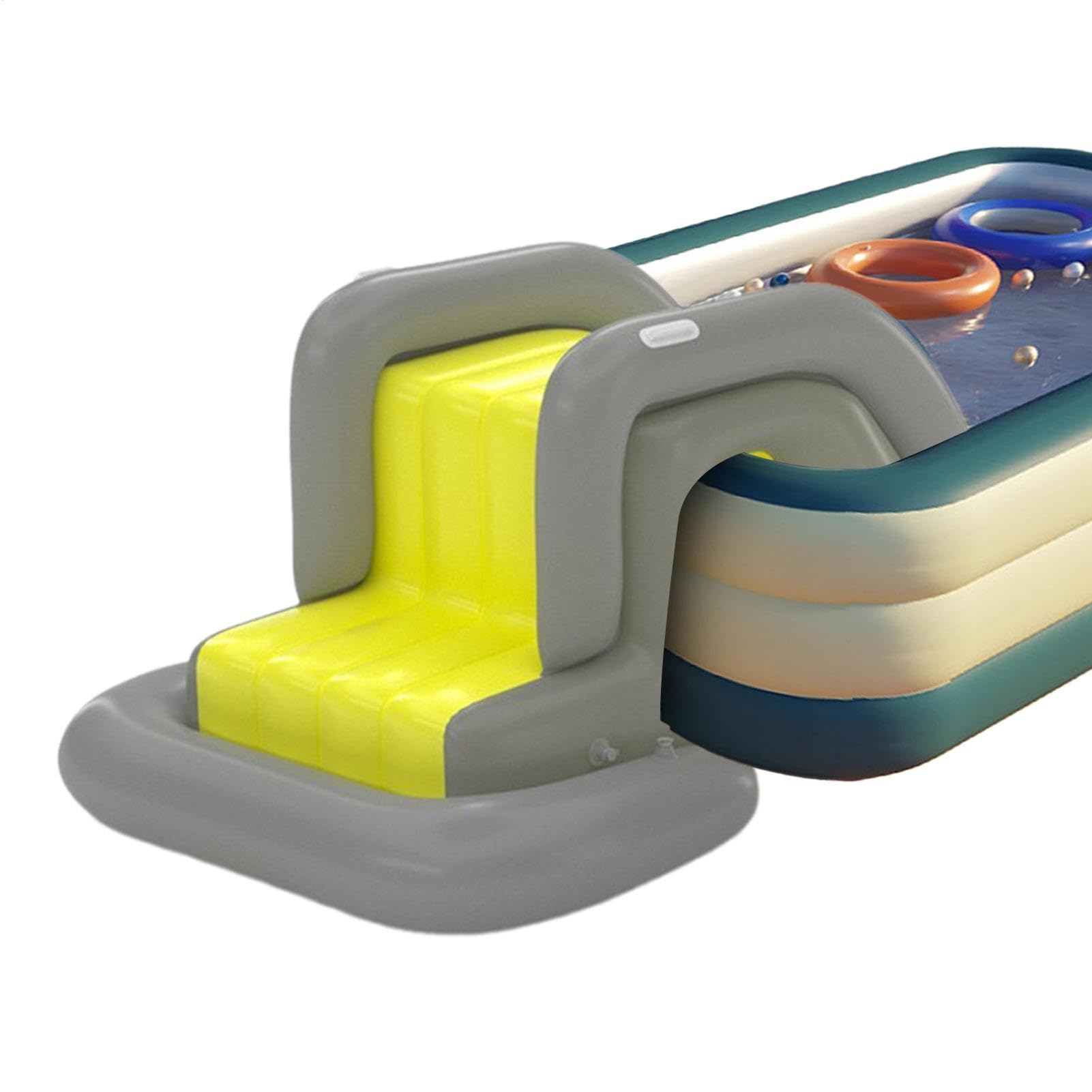 Scivolo gonfiabile per piscina, scivolo d'acqua gigante, materiale PVC, installazione rapida