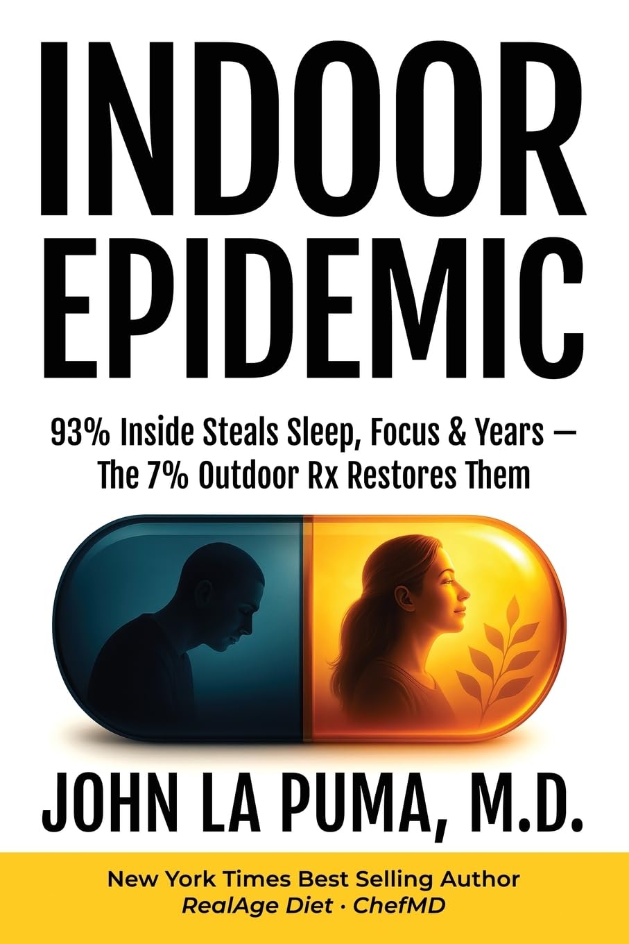 Indoor Epidemic: 93% Inside Steals Sleep, Focus & Years—The 7% Outdoor Rx Restores Them