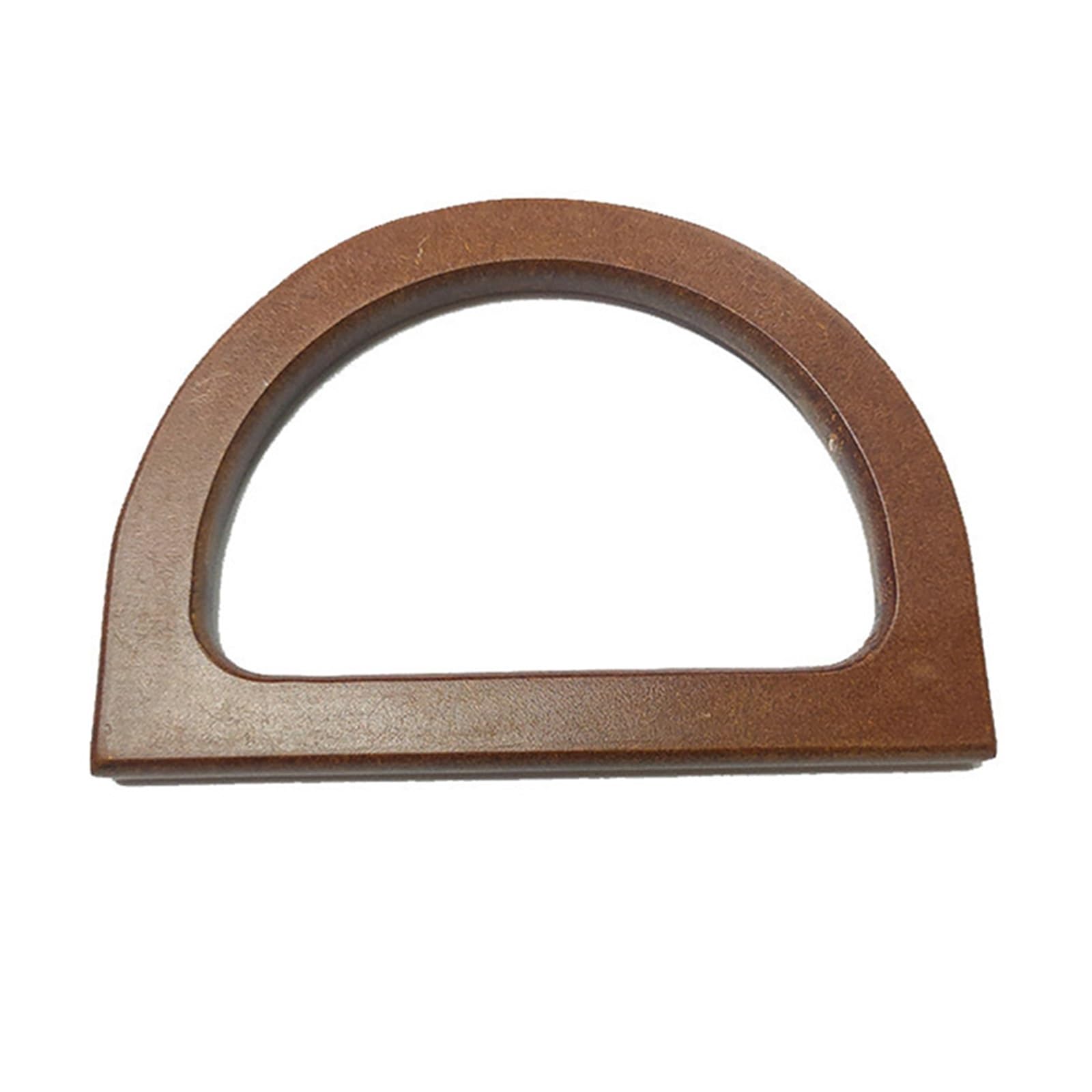 Mango de madera maciza 4 piezas Para Bolsos | Bolso hecho a mano DIY, bolso tejido, bolso, bolso, asas, anillo, bolso portátil(Camel)