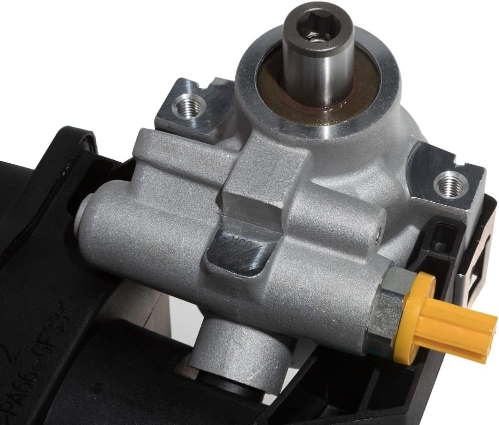 KEYOOG New Power Steering Pump 20-65990 (For 4.2L w/Standard Wheelbase) Fit For 04-07 Bu-ick Rainier /02-09 Chevy Trailblazer G-MC Envoy /07-08 Is-uzu Ascender /05-09 Sa-ab 9-7x (OE 96-65990 26112229)