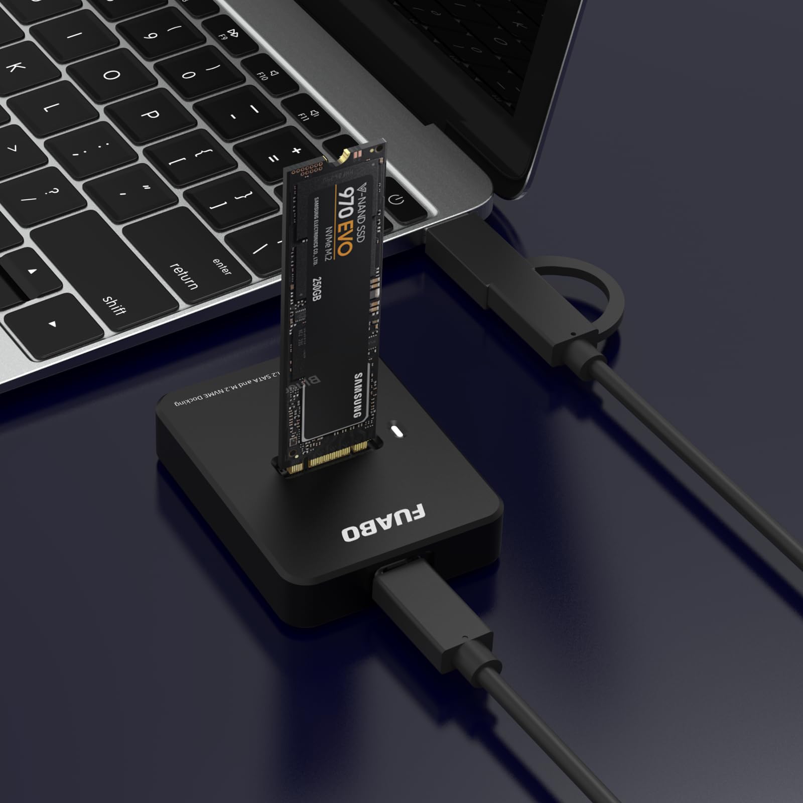 Stacja dokująca 10 Gb/s M.2 SSD na typ C M.2 (klucz M, klucz B+M) NVMe i SATA NGFF SSD Reader, SSD 2280 2260 2242 2230 22110 Dock Plug and Play