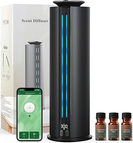 Difusor Inalámbrico Sin Agua de 1800 Pies Cuadrados, Difusor de Colección Hotel de 100ml, Máquina de Aire con Aroma para el Hogar, Difusor de Aceite