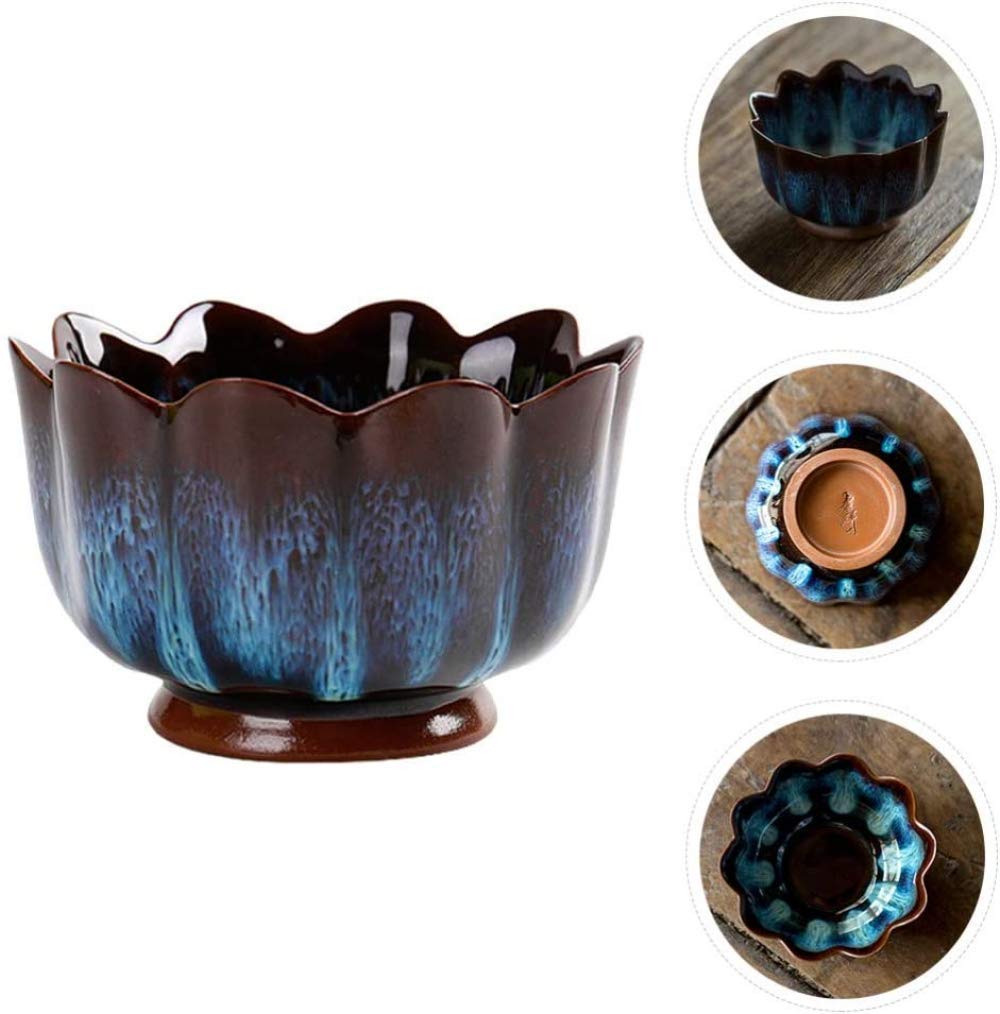 Ciotola da tè Matcha in Stile Giapponese tè Verde in Ceramica in Polvere Set da tè Chawan Accessori Ciotola Piccola da 250 ml