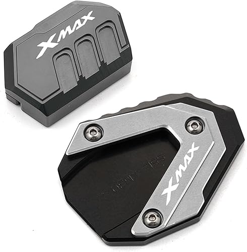 Miniatura 6 de CNC aluminio for Yamaha XMAX300 XMAX125 XMAX250 Xmax 300 125 250 2017-2021 2022 Motorcycle Kickstand Pad Side Stand Plate Column Auxiliary (Color  A
