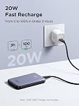 UGREEN Nexode 10000mAh Battery Pack Power Bank, USB-C Portable Charger Compact for iPhone Fast Charging 22.5W, PD3.0 Digital Display Compatible with iPhone 17/16/15/14 Pro Max, Galaxy S25 Ultra