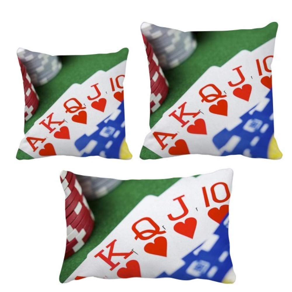Coussin poker complet le cadeau idéal pour décorer le salon d'un joueur