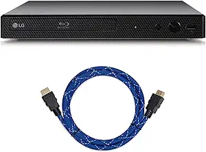 LG BP175 Blu-Ray DVD Player, with HDMI Port Bundle (Comes with a 6 Foot HDMI Cable)
