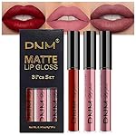 evpct 3Pcs Dark Red Mauve Maroon Matte Liquid Lipstick Lip Stain Sets for Women, Matte Lipstick Long Lasting Waterproof Permanent 24 Hours original, Magic Lip Sticks Pack for Halloween Daily Makeup
