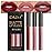 evpct 3Pcs Dark Red Mauve Maroon Matte Liquid Lipstick Lip Stain Sets for Women, Matte Lipstick Long Lasting Waterproof Permanent 24 Hours original, Magic Lip Sticks Pack for Halloween Daily Makeup