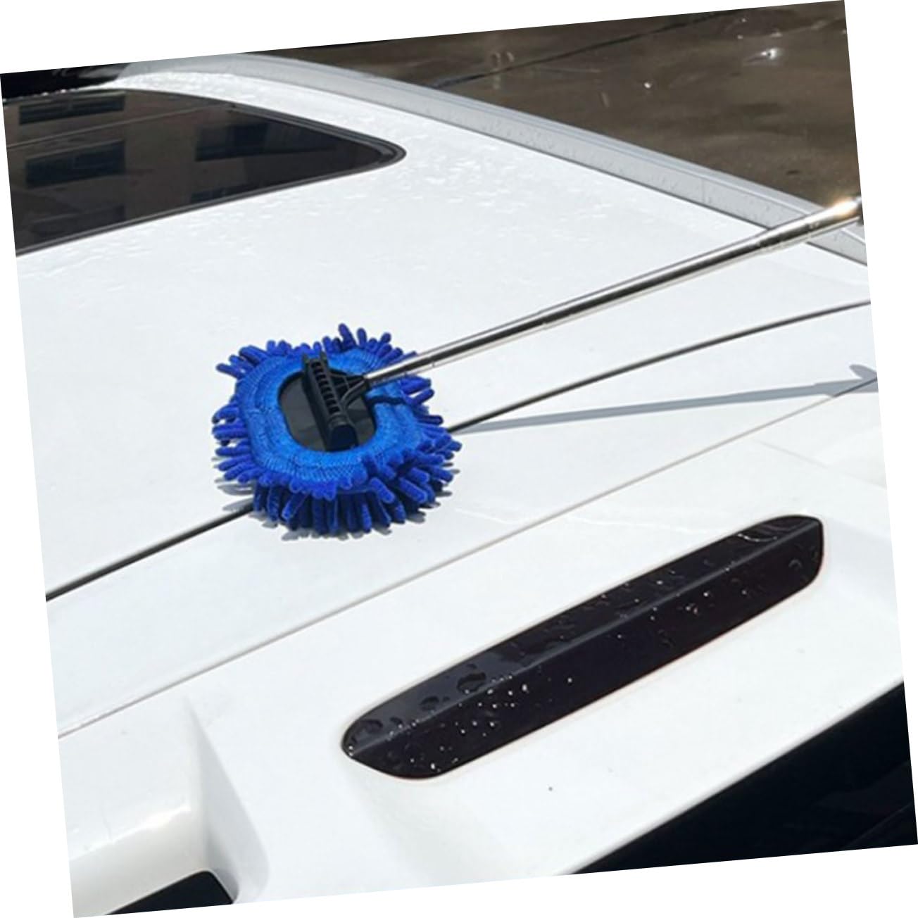 MUCKLILY Telescopic Car Cleaning Brush Kit Windshield Cleaner Rearview Mirror Wiper Car Window Squeegee