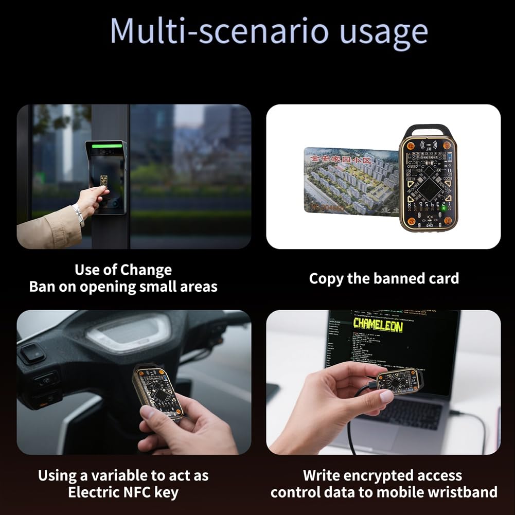 Lecteur NFC Sniffing Émulateur de Puce RFID Lecteur de Carte de Contrôle D'Accès Lecteur/Écrivain NFC Intelligent Sniffer Carte Détective Chameleon Copieur de Carte