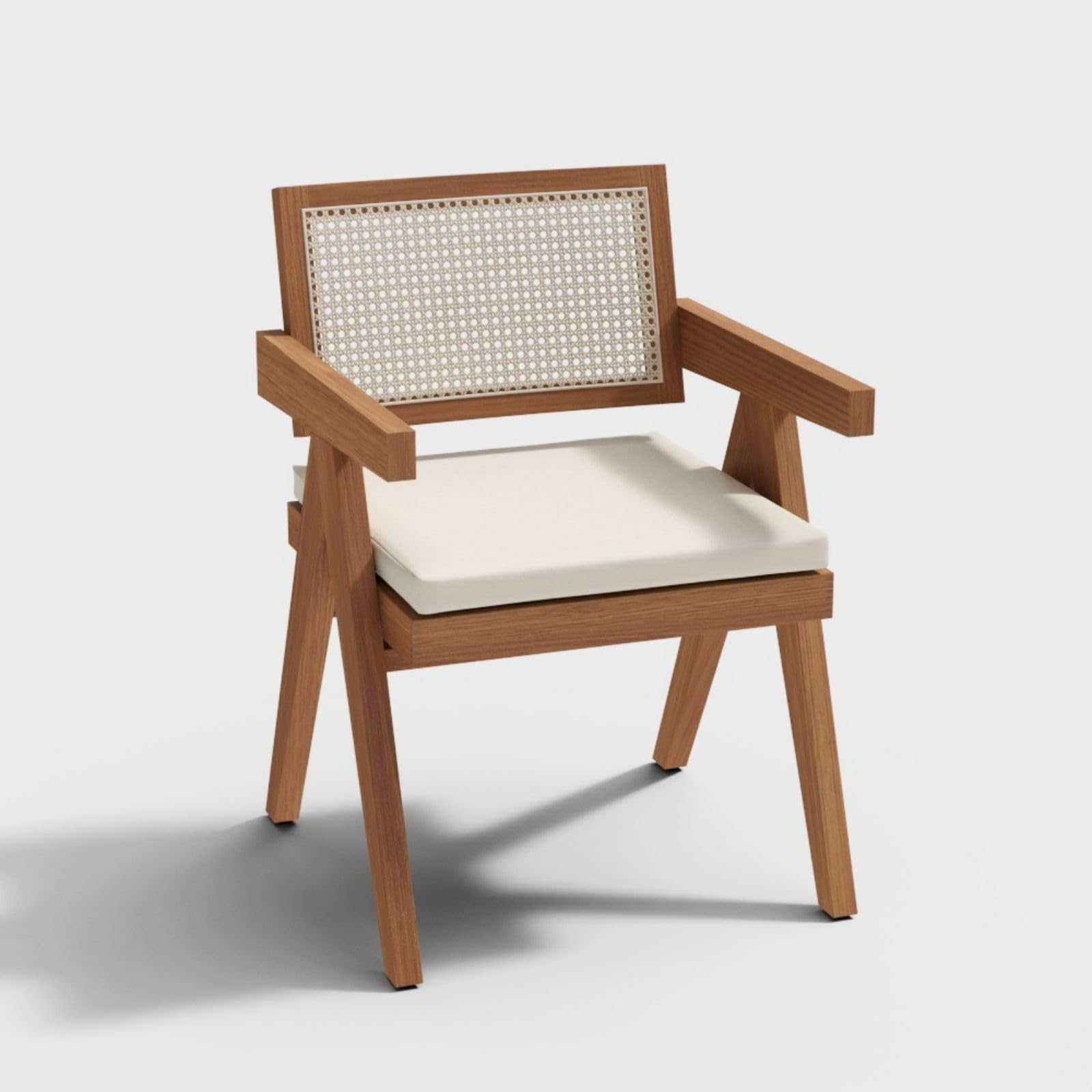 Amazon.com - homary Japandi Dining Chairs Rattan Dining Room Chair