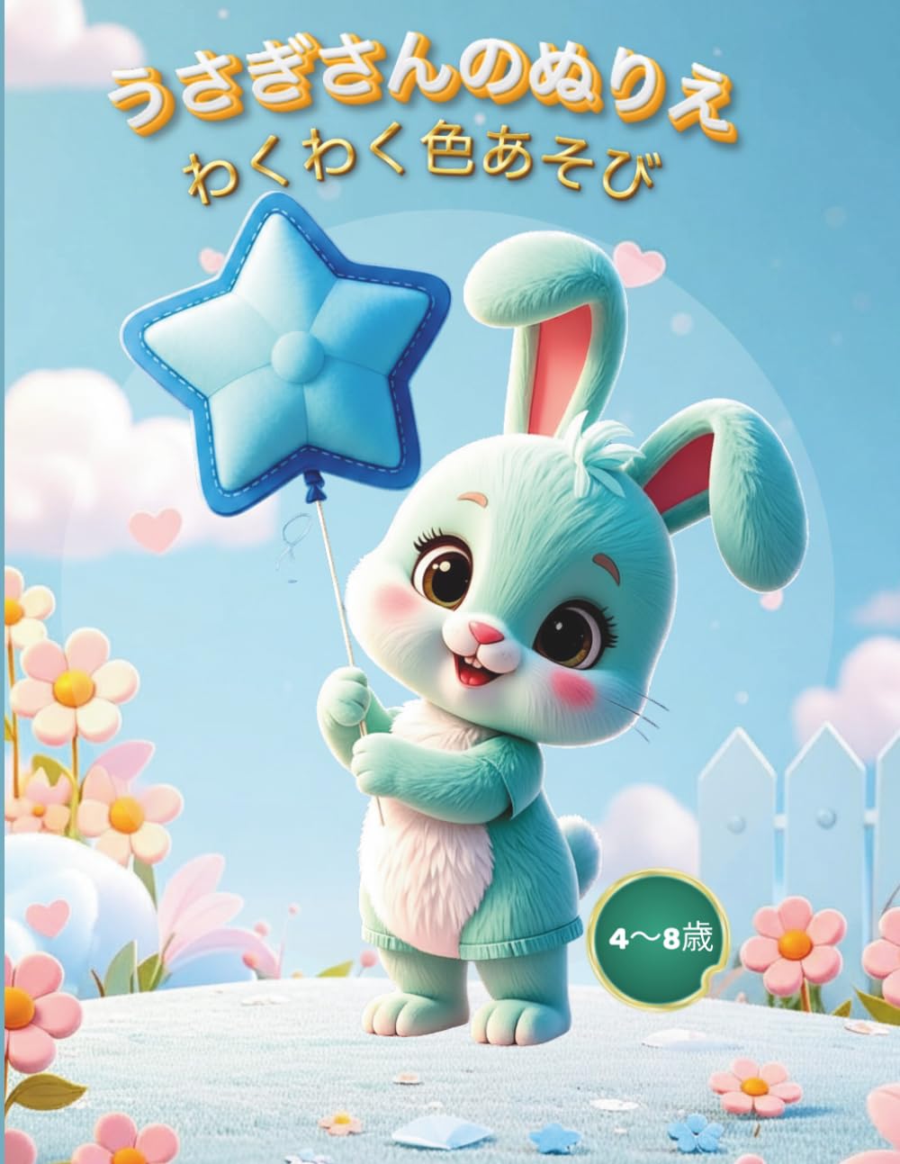 うさぎさんのぬりえ