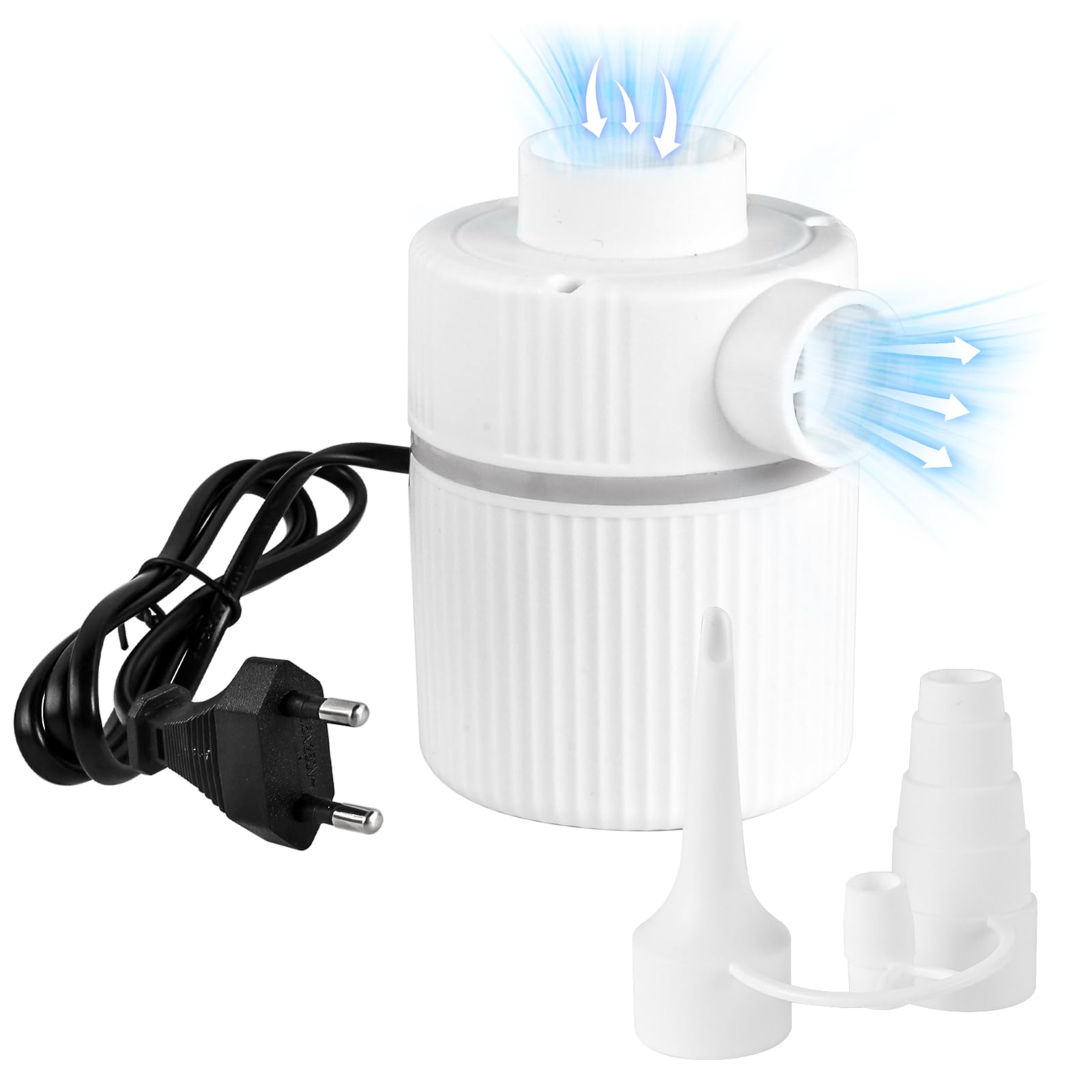 Elektrische Luftpumpe für Luftmatratze,Mini Vakuumpumpe für Vakuumbeutel,Tragbare Vakuumpumpe für Schwimmringe, Vakuumbeutel