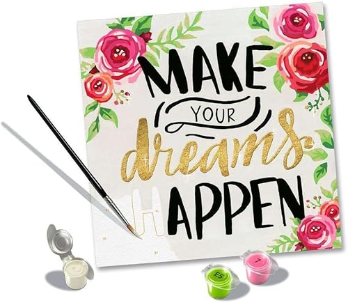 Miniatura 9 de Ravensburger CreArt Make Your Dreams Happen - Pintura por números para adultos de 12 años en adelante, juego de pintura de artes y manualidades,