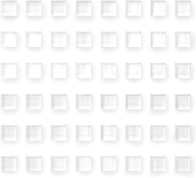 Fridge Magnets Glass Refrigerator Magnets Clear Magnets for Decorative Kitchen Office 48 Pack
