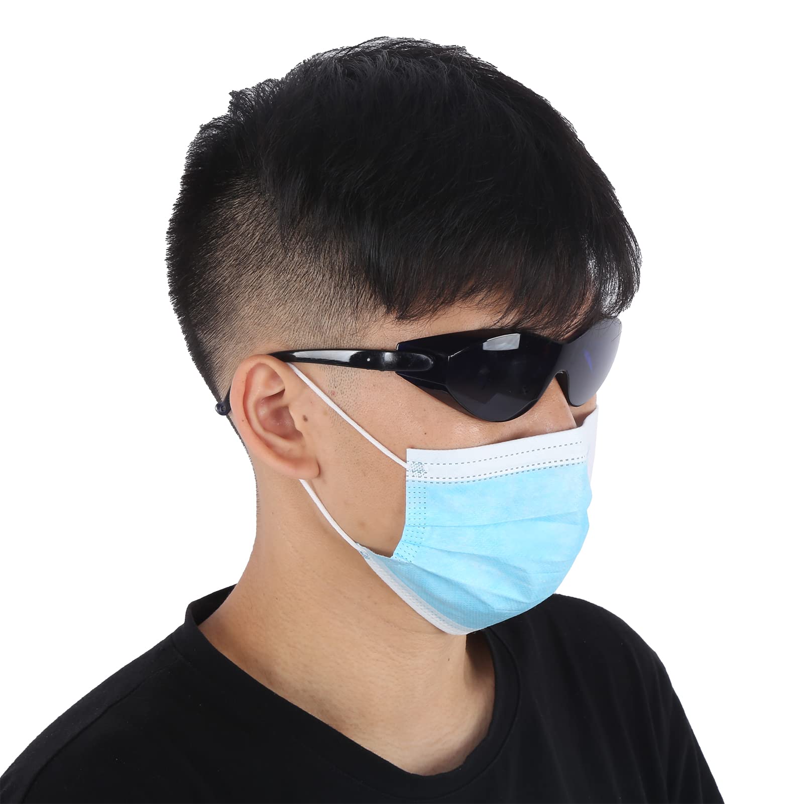 Lunettes De Localisation De Balle De Golf, Détecteur De Balle De Golf à Large Champ De Vision, Avec étui à Fermeture éclair, Lunettes à Lentilles Professionnelles Bleues