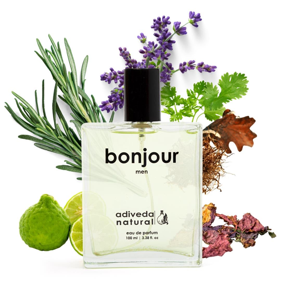 Bonjour EDP - Fresh Woody Citrusy Liquid Perfume For Men, 100ml