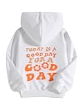 Girls' Letter Graphic Print Cute Hoodies Long Sleeve Pullover Hoodie Sweatshirt