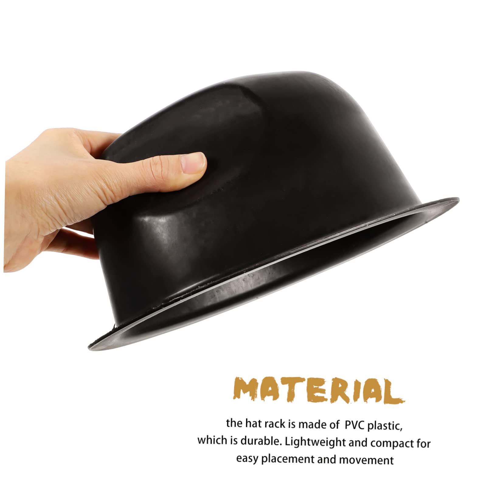 Porta Cappelli da Baseball in Pvc, 10 Pezzi, Nero