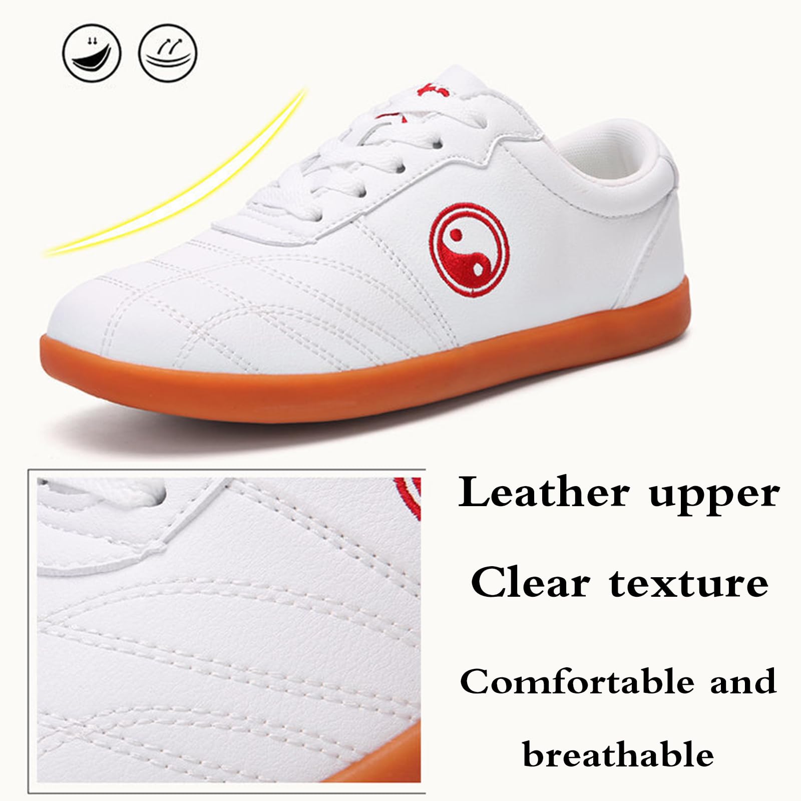 Chaussures De Tai Chi Et Kung Fu – Toile Respirante, Antidérapant, Léger – Homme, Femme, Enfant