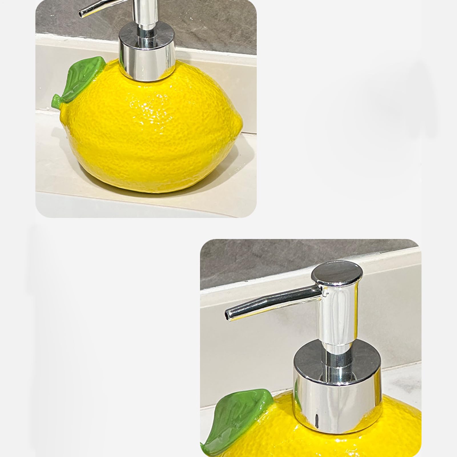 Bouteilles De Savon Liquide avec Pompe - Conteneur De Liquide en Céramique Anti-Fuites,Conteneur De Savon pour Les Mains - pour Amis Femmes Voyage Camping Salle De Bain Cuisine Intérieur