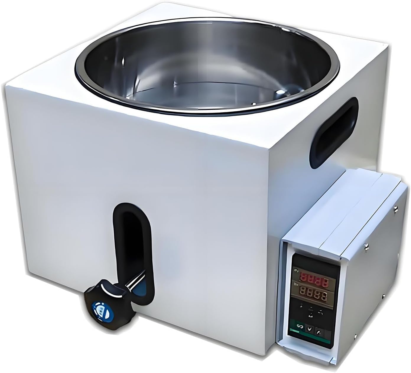 Baño Termostático Digital de Elevación, Baño de Aceite y Agua con Control PID y Cubeta de Acero Inoxidable, Capacidad 2L/3L/5L para Laboratorio, Investigación Científica y Control de Calidad,2L