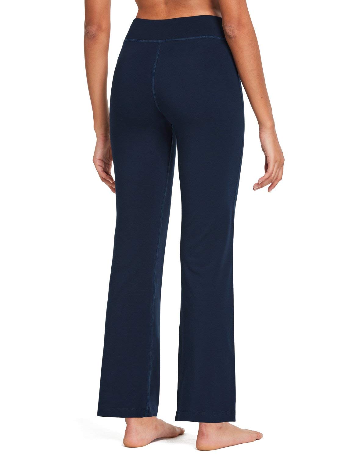 baleaf Pantaloni da Yoga Donna Pantaloni Campana Donna con Vita Alta Tasca Interna Tanspirante Comodo Pantaloni Sportivi a Casa
