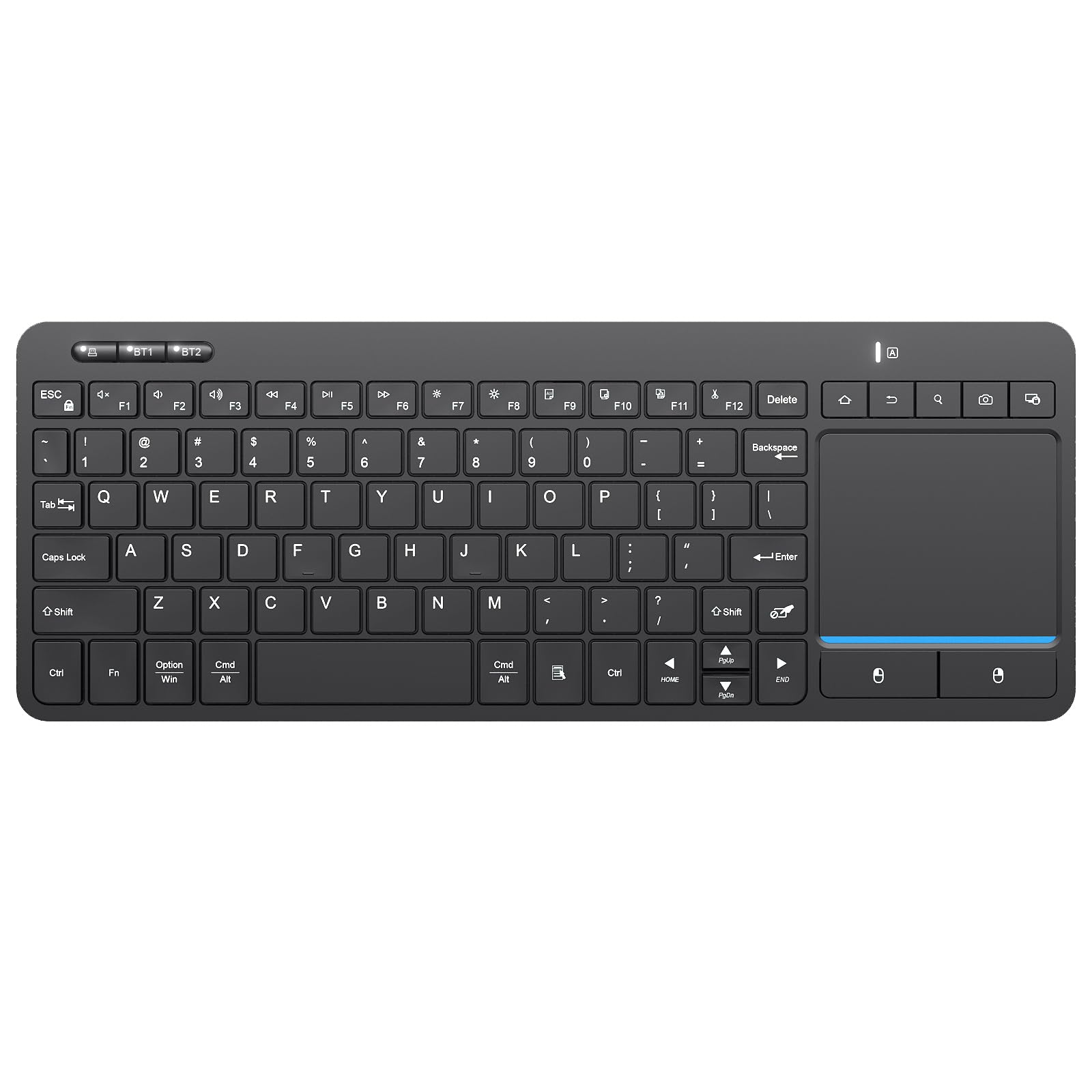 Bnnwa Multi-Device Wireless Bluetooth Keyboard with Touchpad-QWERTY | Wireless Keyboard w…