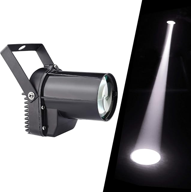 Led Pinspot,3w White Led Spot Light, Use For Mirror Ball, Window Display In Boutique, Disco, Ballroom, KTV, Bar,Club, Party, Wedding