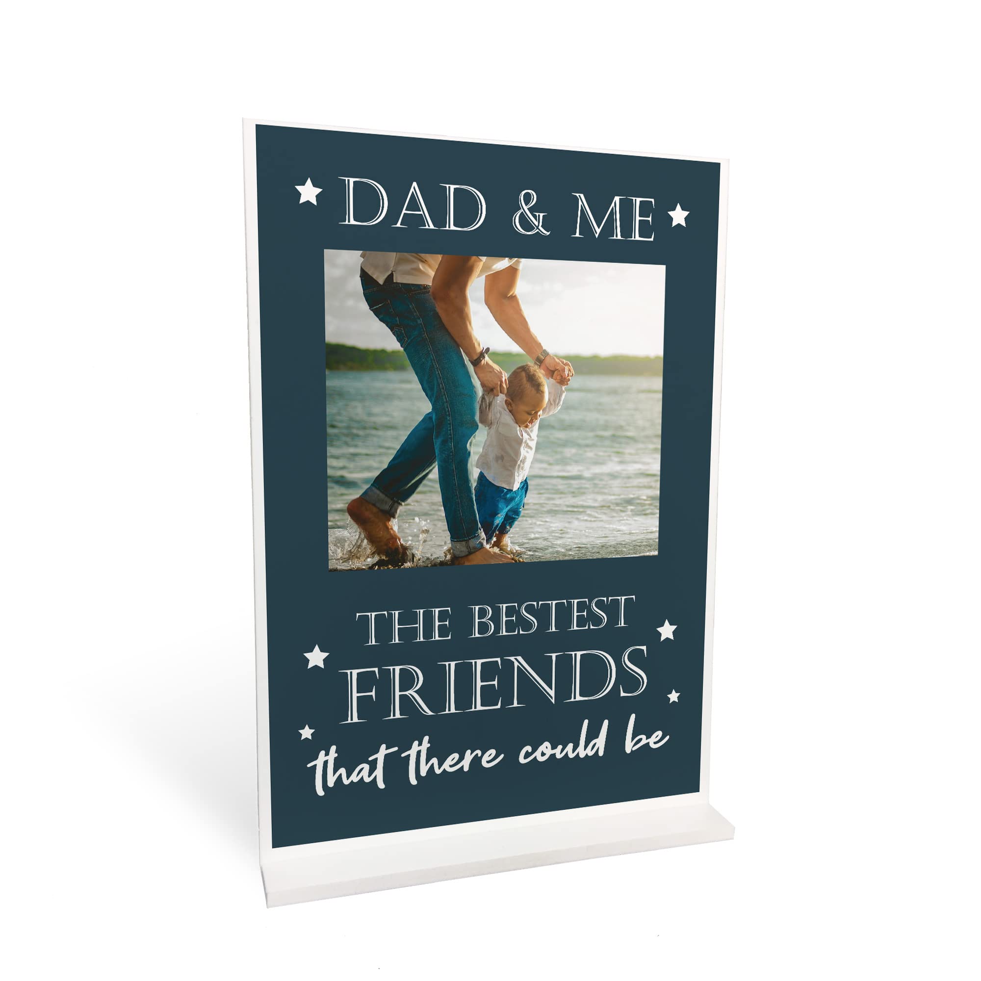 Red Ocean Personalised Photo Plaque Dad Gift Best Friend Plaque Dad Birthday Gift Fathers Day Gift From Daughter Son