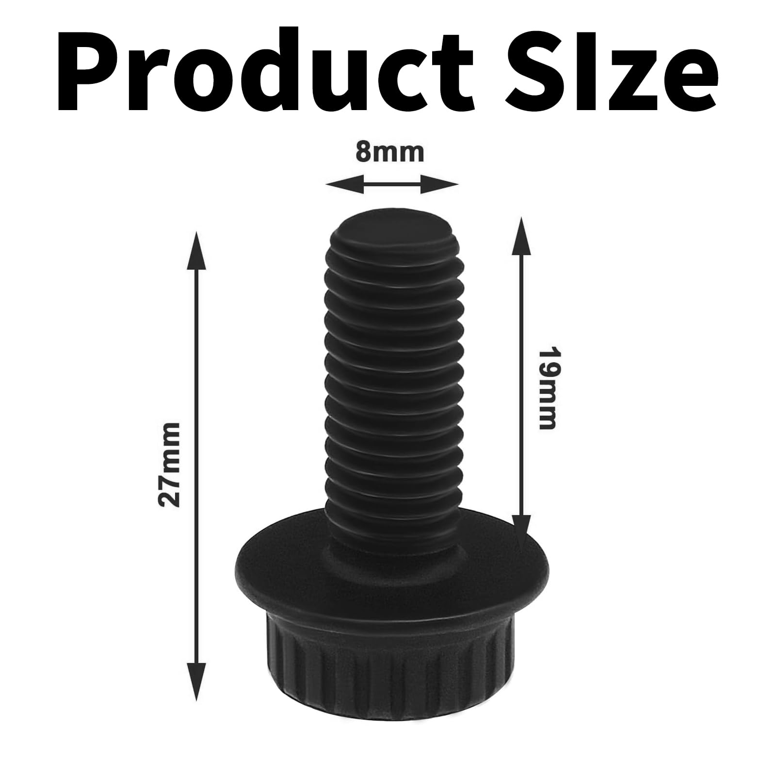 SANTUO 2Pcs Circular Saw Blade Bolt Compatible with Dewalt N600011 Screw Clamp Bolt Suitable for DeWalt Miter Saw DWS716XPS DWS715 DWS779 DWS713 DCS361M1 648697-00 - Image 2