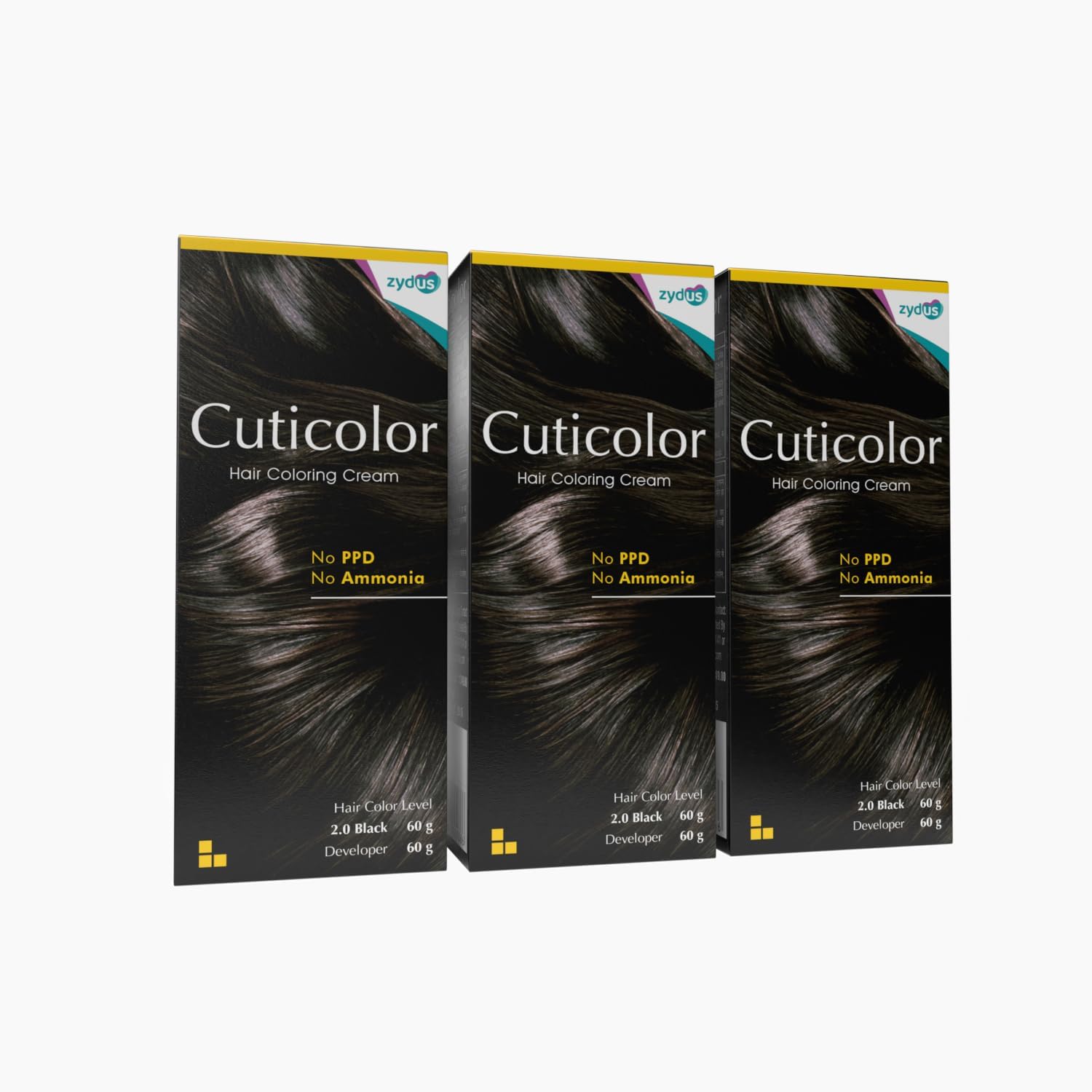 - Permanent Hair Color Cream| Dr prescribed| Eco Mechanism for Preserving Scalp Health| No Ammonia| No PPD| Enriched with Portulaca & Boseivela Extracts - Black (120g) | Pack Of 3