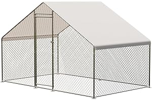 Large Walk-in Chicken Coop Cage for Outdoor Yards