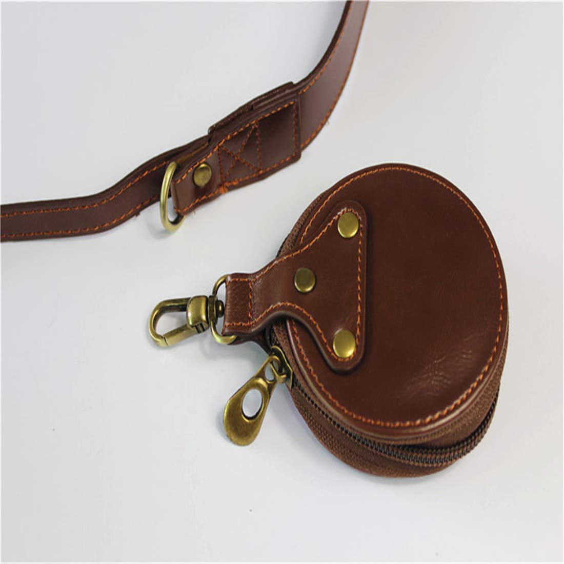 Borsa per Fotocamera in Pelle PU Vintage Classica, Borsa per Fotocamera per Fotocamera Panasonic LX100M2 Applicare agli Appassionati di telecamere,caffè