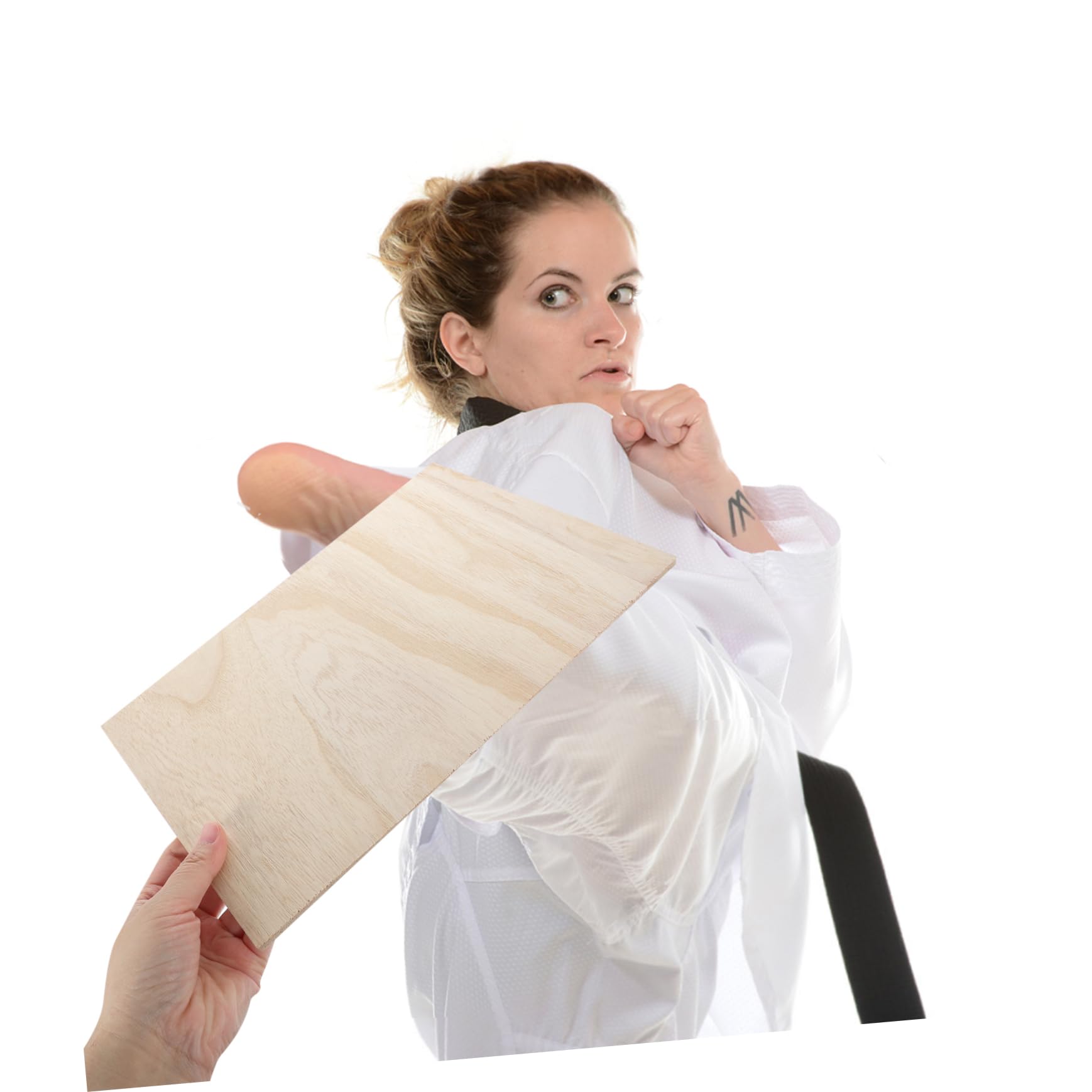 Gogogmee 20pcs Taekwondo Boards Professional Punching Boards for Martial Arts Training Wooden Portable Design