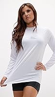 Vista 5 de DEVOPS Camiseta de protección UPF 50+ para mujer, manga larga, para surf en la playa, protección UV y sol